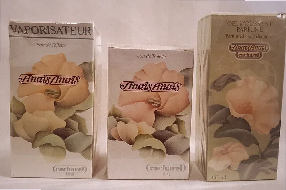 3 Vintage Pre-Barcode CACHAREL ANAIS ANAIS perfume HUGE 100ml + B/Shampoo 150ml