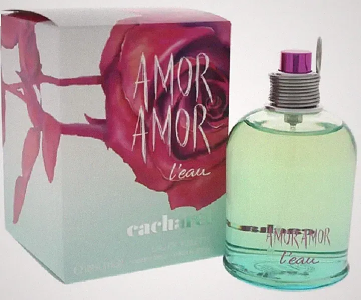 AMOR AMOR L' EAU * Cacharel 3.4 oz / 100 ml EDT Women Perfume Spray