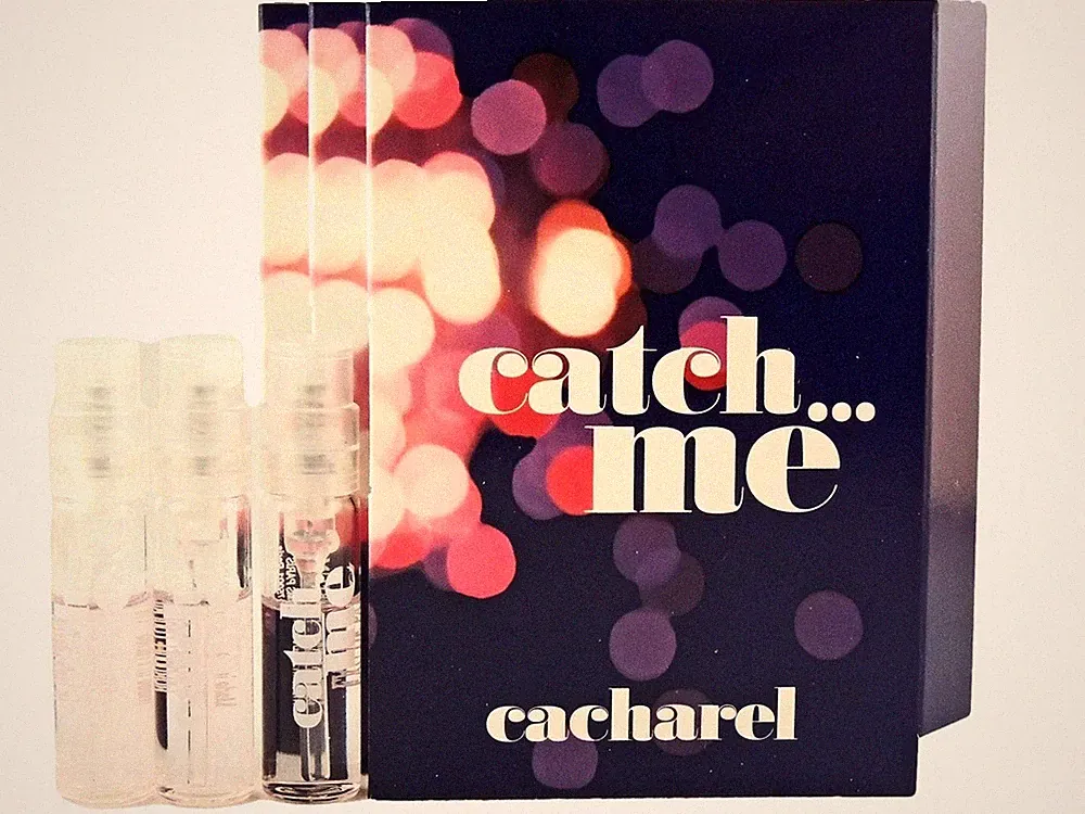 CACHAREL CATCH ME EDP 1.5ml .05fl oz x 3 PERFUME SPRAY SAMPLE VIALS