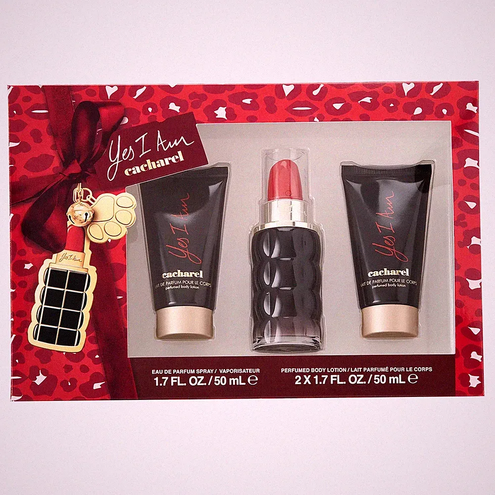 Cacharel YES I AM Eau de Parfum, Perfume Gift Set for Women, 1.7 oz