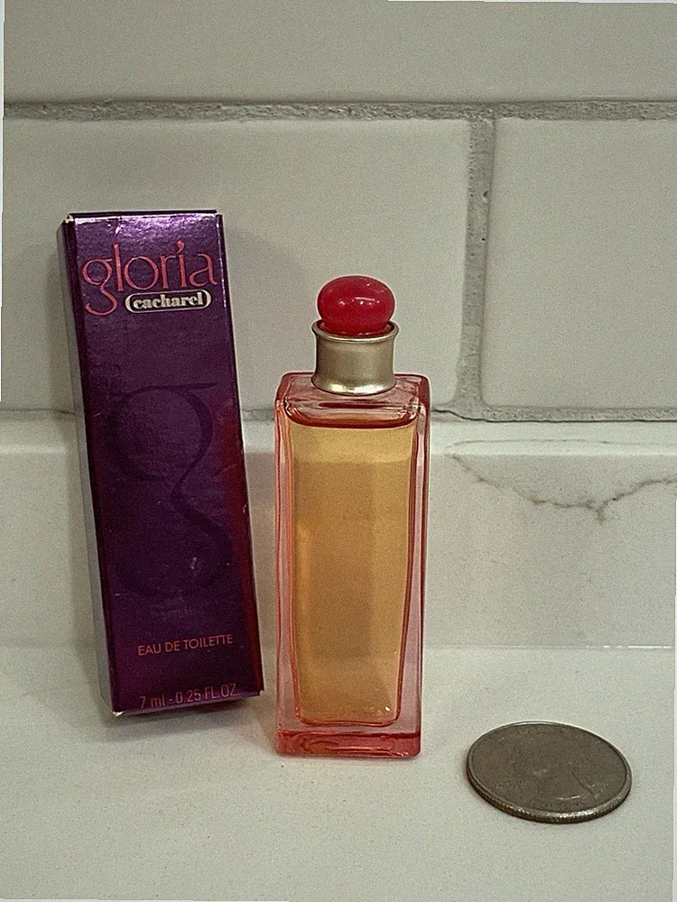 Mini Vintage Gloria Cacharel Eau de Toilette Splash Perfume 0.25 fl oz/7 ml New